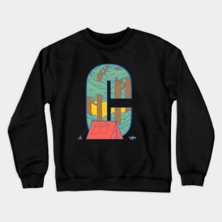 C For Camping Crewneck Sweatshirt